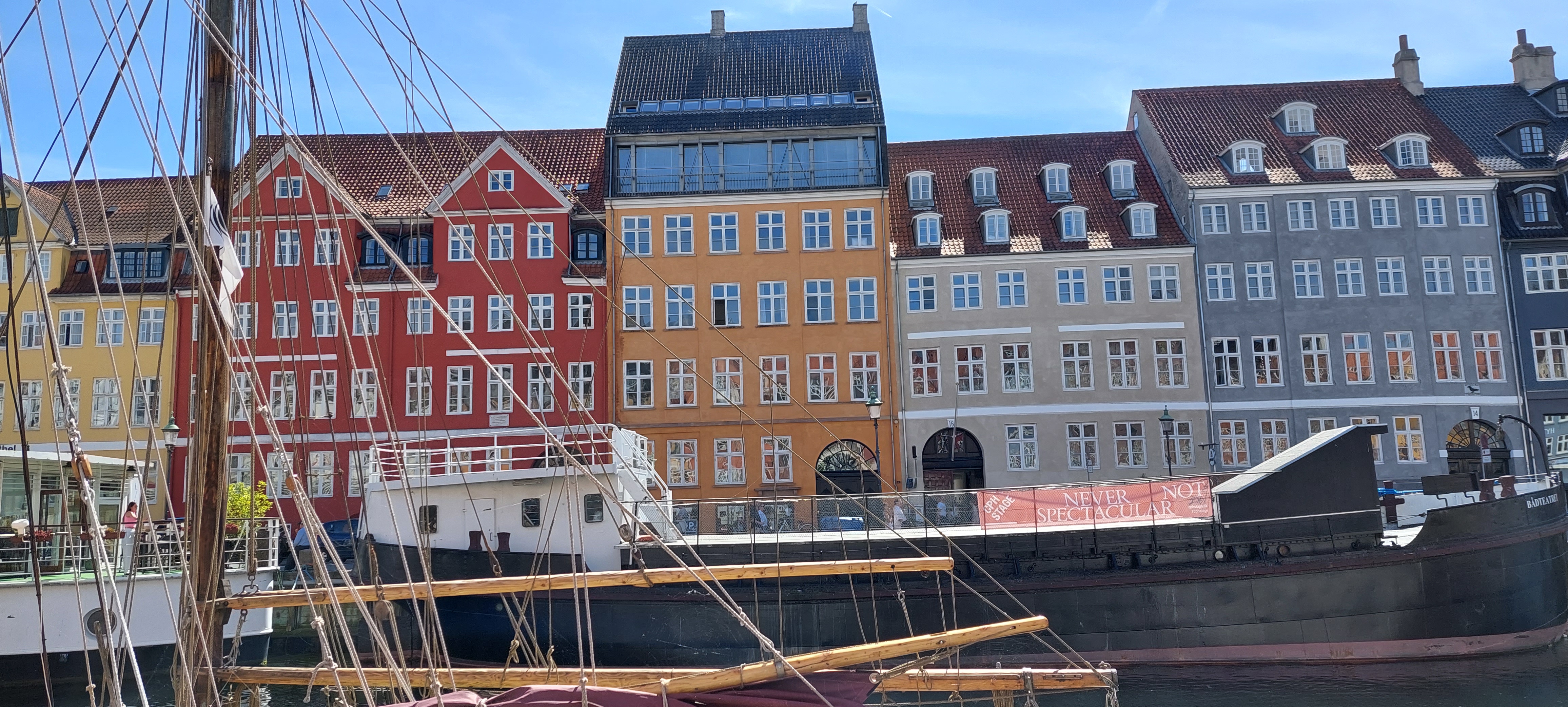 Nyhavn kikötő Koppenhága Dánia