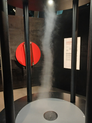CosmoCaixa Természettudományi Múzeum Barcelona tornádó generálós játék