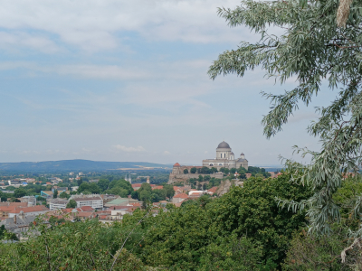 Babits-ház Esztergom kilátás Esztergomi Bazilikára