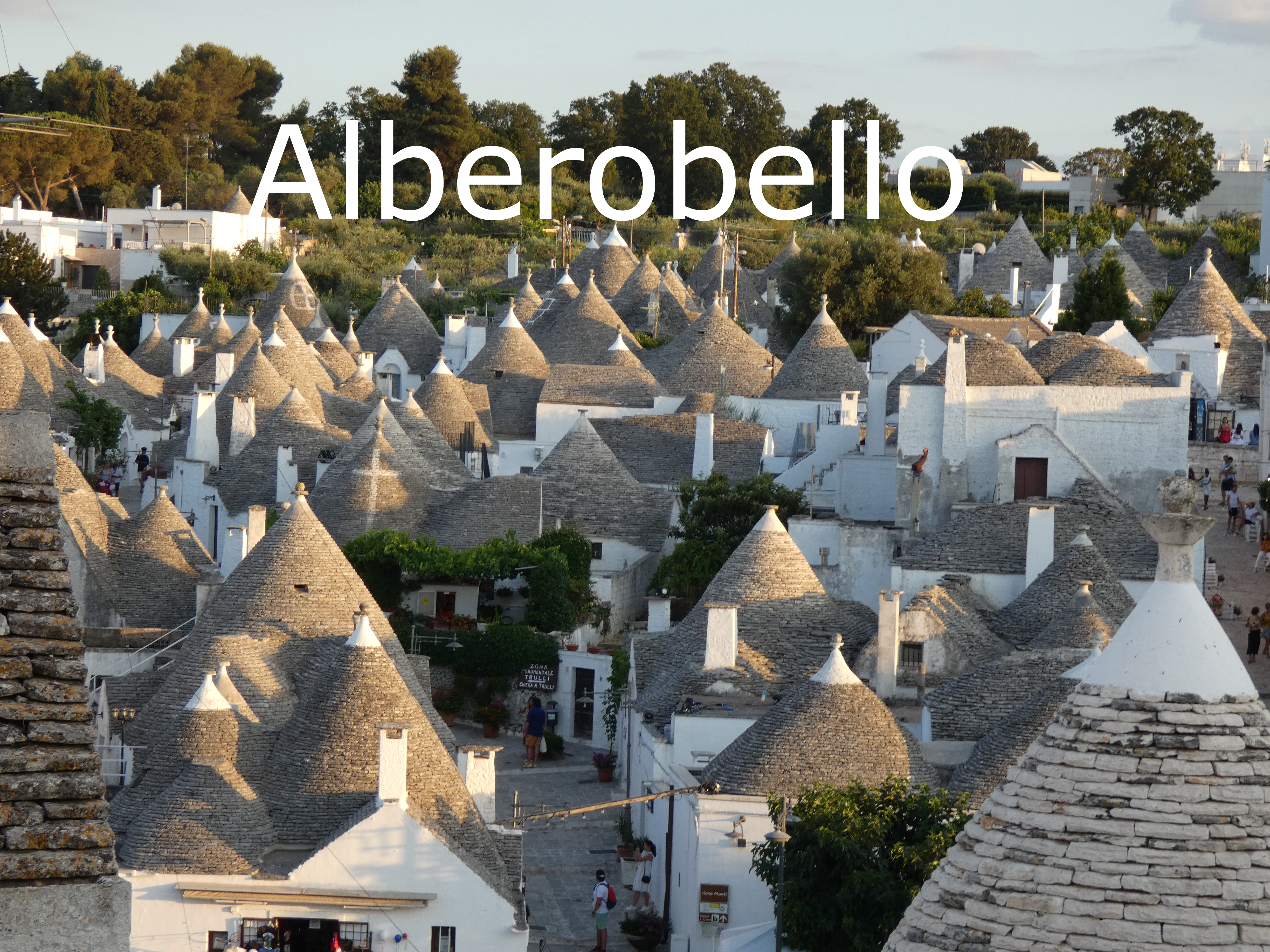 Alberobello trullók