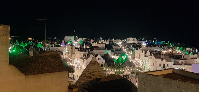 Kilátás trullo Alberobello Olaszország