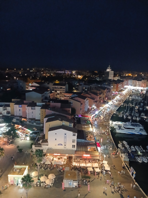 Cap d'Agde kilátás az óráskerékről